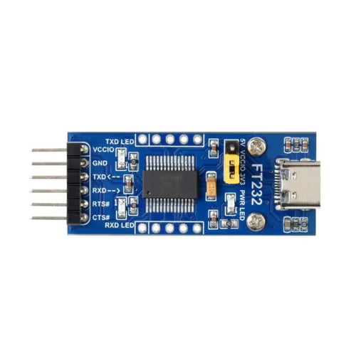 Waveshare FT232 USB UART Board (Type C), USB-UART (TTL) Communication Module