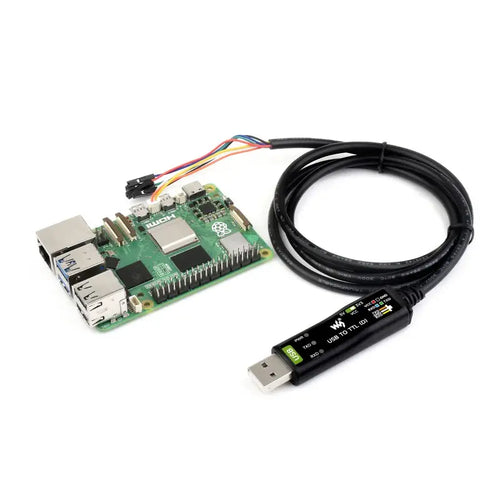 Waveshare Chip Industrial USB to TTL Serial Cable for Raspberry Pi 5 Debugging