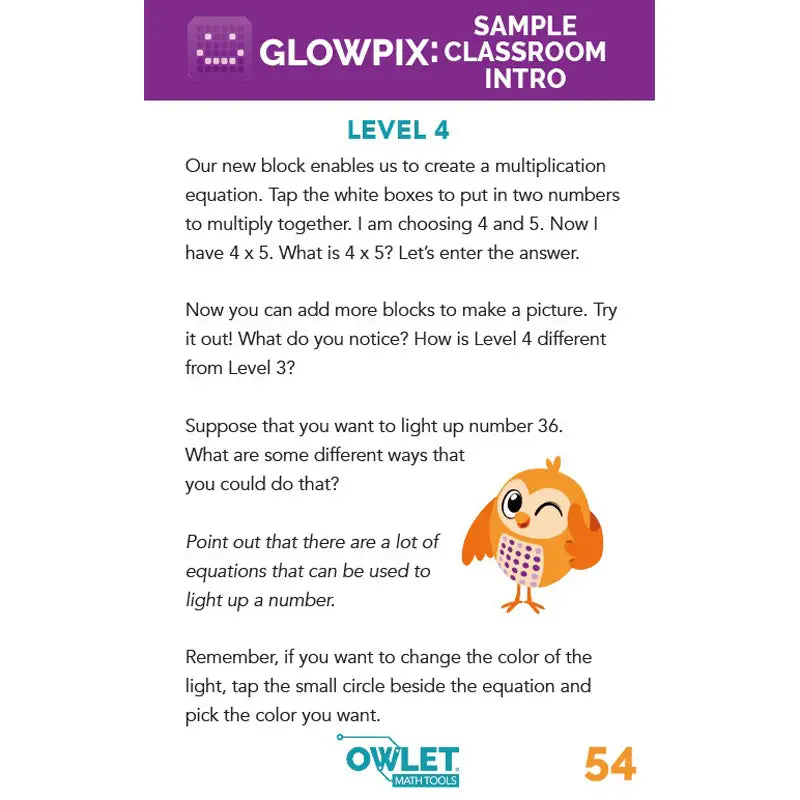 Glow Teacher Guide