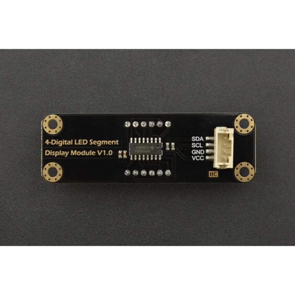 DFRobot Gravity 4-Digital LED Segment Display Module (Red) - RobotShop