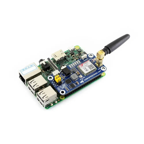 GSM/GPRS/GNSS/Bluetooth HAT for Raspberry Pi