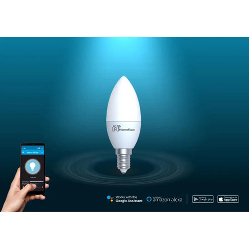 Homeflow WiFi Smart Light Bulb E14 4.5W Cold White