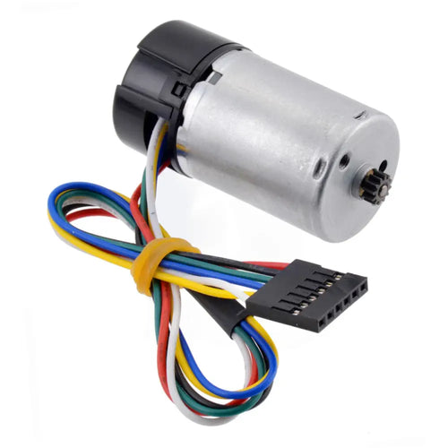 HP 6V Motor w/ 48 CPR Encoder for 25D mm Metal Gearmotors (No Gearbox)