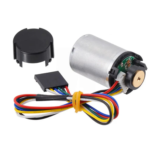 HP 6V Motor w/ 48 CPR Encoder for 25D mm Metal Gearmotors (No Gearbox)