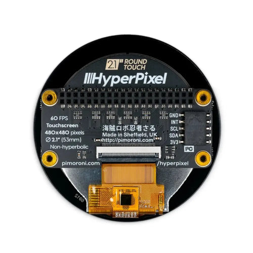 HyperPixel 2.1 Round Hi-Res Display for Raspberry Pi