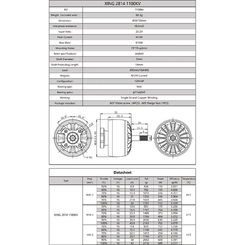 iFlight XING 2814 Race Motor 880KV