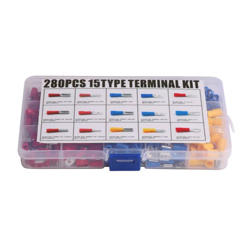 Insulated Terminals Connectors w/case Kit (280pk)