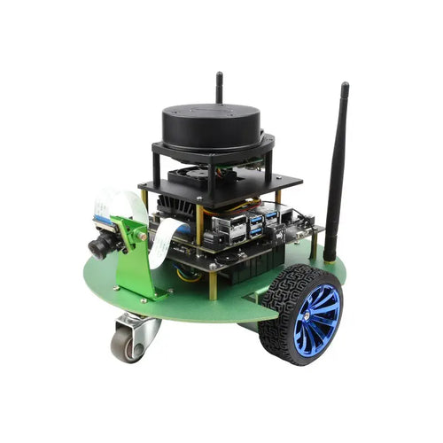 JetBot Pro ROS AI Kit, Dual Controllers w/o Jetson Nano Dev Kit + TF Card & Reader