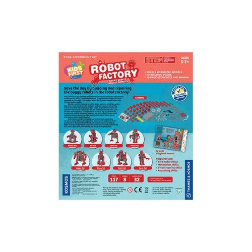 Thames & Kosmos Kids First Robot Factory: Wacky Misfit Rogue Robots