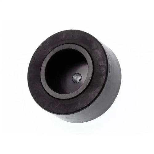 Large Rubber Wheel w/ Aluminum Hub 28mm Diameter 2mm Shaft Hole Black