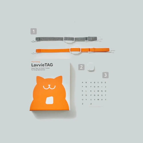 LavvieTAG Smart Cat Health Tracker (Solo Bundle)