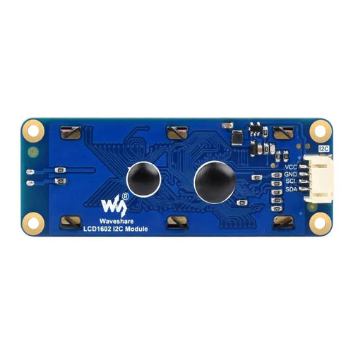 Waveshare LCD1602 I2C Module, White on Blue, 16x2 Characters LCD, 3.3V/5V