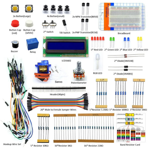 Adeept LCD1602 Starter Kit for Raspberry Pi