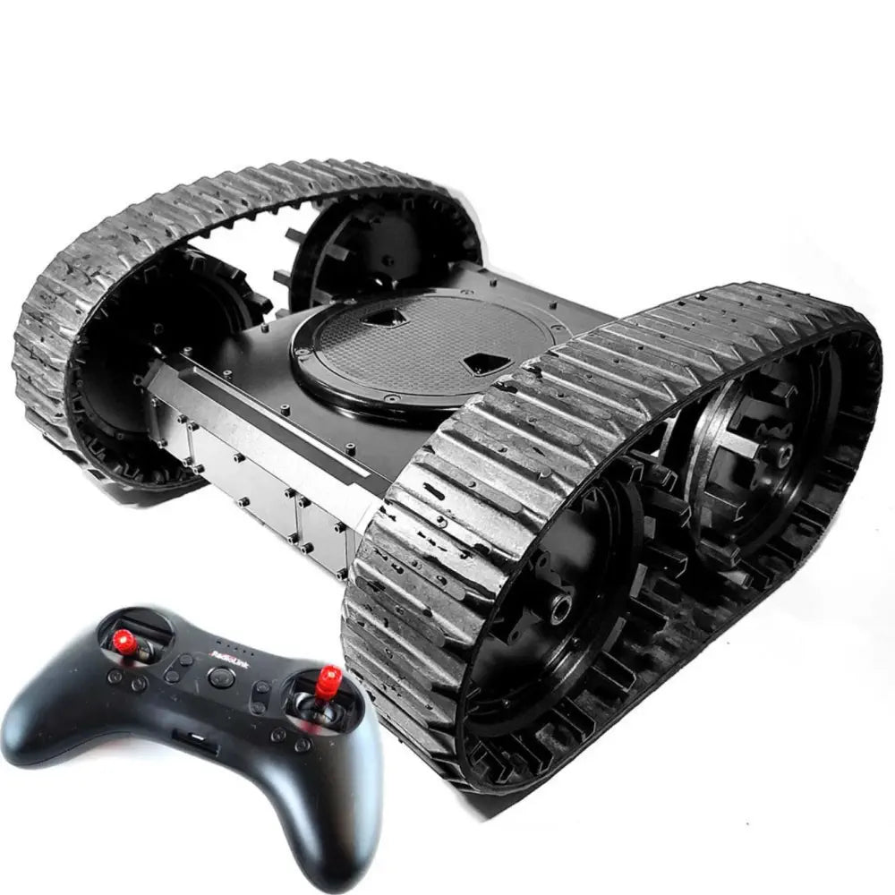 Lynxmotion - A4WD3 Rugged Tracked Rover RC Kit - RobotShop