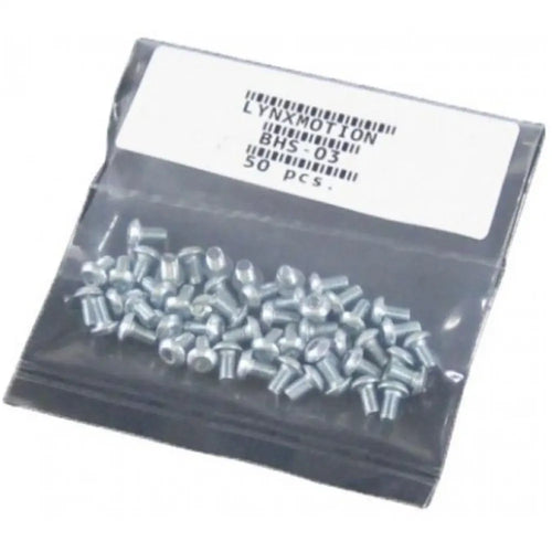 Lynxmotion Steel Button Head Screw - 3mm x 5mm (50)