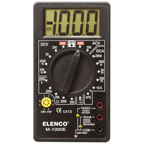 Elenco M-1000E Compact Digital Multimeter