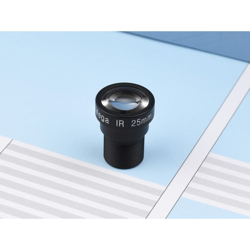 M12 Long 25mm Focal Length Lens, 5MP, Large Aperture for RPi HQ Camera