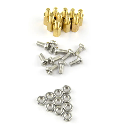 M3 x 10mm Hex Standoff Mounting Kit (10pk)