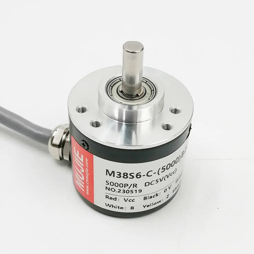 Rotary Encoder 5000 P/R 3 Channel 6mm (5V NPN) - RobotShop