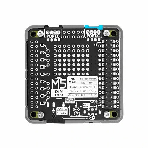 M5Stack DinBase w/ 500mAh Battery for M5Core