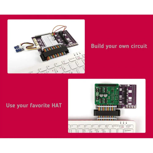 Maker Hat Base - HAT & GPIO Extension for Raspberry Pi 400