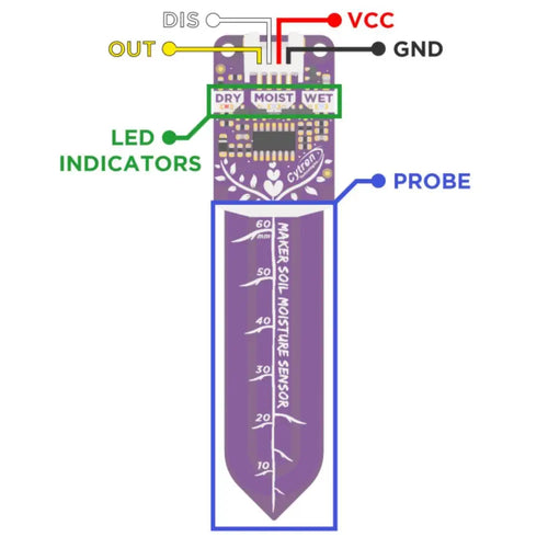 Maker Soil Moisture Sensor (Capacitive)