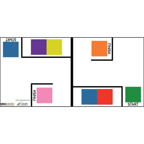 Maze 2 Robotics Challenge Mat (FLL Size)