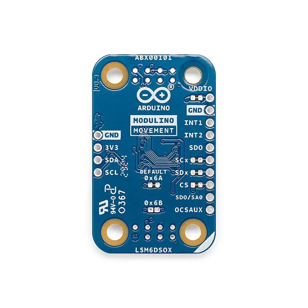 Modulino® Movement 6-axis IMU w/ LSM6DSOXTR for Acceleration & Rotation Measurement
