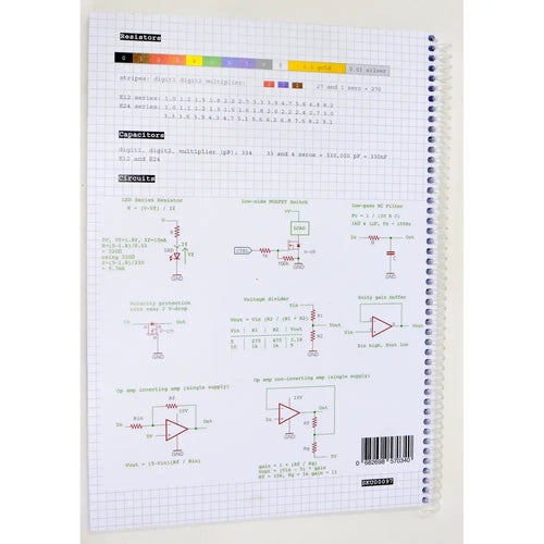 Monk Makes Electronics Notebook