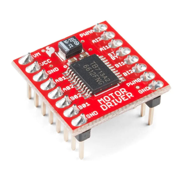 トーピド Motor Driver - Dual TB6612FNG v2 (w/ Headers) - RobotShop