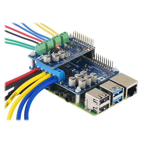 Motoron M2H18v18 Dual High-Power Motor Controller Kit for RPi w/ Connectors