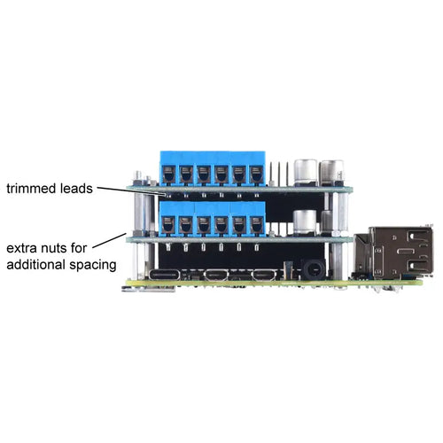 Motoron M2H18v18 Dual High-Power Motor Controller Kit for RPi w/ Connectors