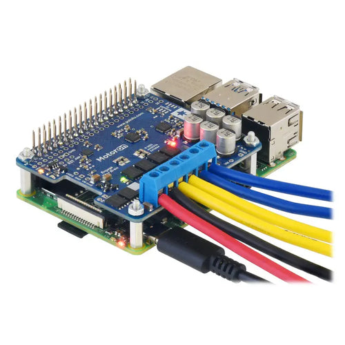 Motoron M2H24v14 Dual High-Power Motor Controller for RPi w/ Soldered Connectors