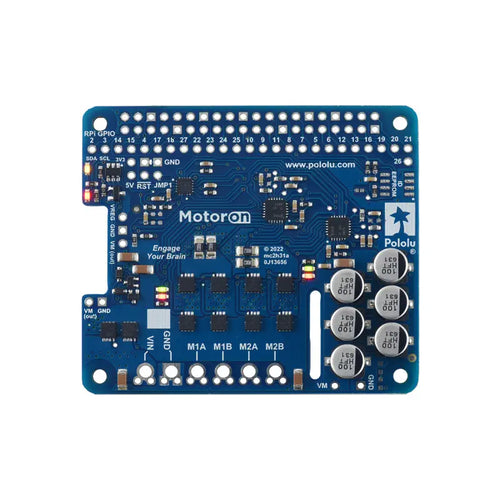 Motoron M2H24v14 Dual High-Power Motor Controller for RPi (No Connectors/Standoffs)