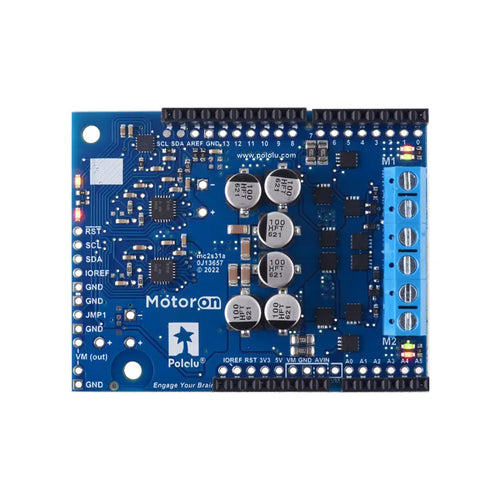 Motoron M2S24v14 Dual High-Power Motor Controller for Arduino, Soldered Connectors