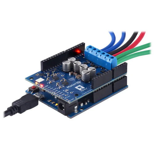 Motoron M2S24v14 Dual High-Power Motor Controller for Arduino, Soldered Connectors