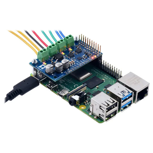 Motoron M3H256 Triple Motor Controller for RPi (No Connectors / Standoffs)