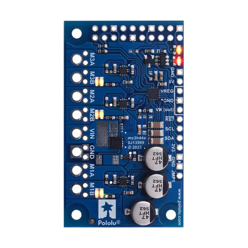 Motoron M3H550 Triple Motor Controller Kit for Raspberry Pi (w/ Connectors)