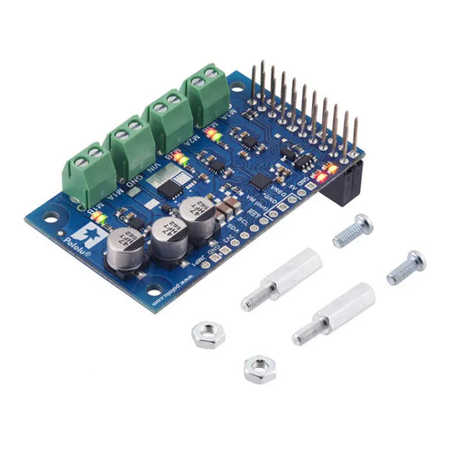 Motoron M3H550 Triple Motor Controller Kit for Raspberry Pi (w/ Connectors)