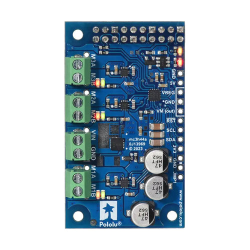 Motoron M3H550 Triple Motor Controller Kit for Raspberry Pi (w/ Connectors)