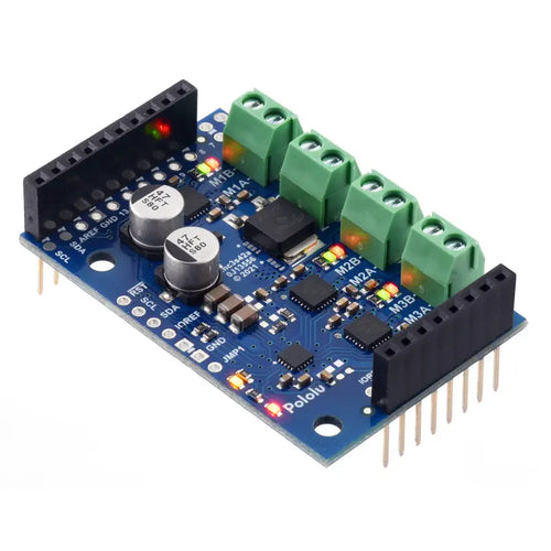 Motoron M3S256 Triple Motor Controller Shield for Arduino (No Connectors)