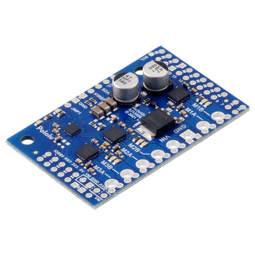 Motoron M3S256 Triple Motor Controller Shield Kit for Arduino (w/ Connectors)