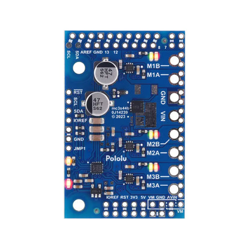 Motoron M3S550 Triple Motor Controller Shield for Arduino (No Connectors)