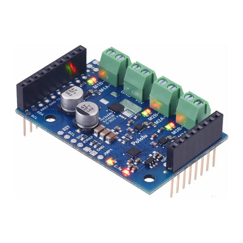 Motoron M3S550 Triple Motor Controller Shield for Arduino (No Connectors)