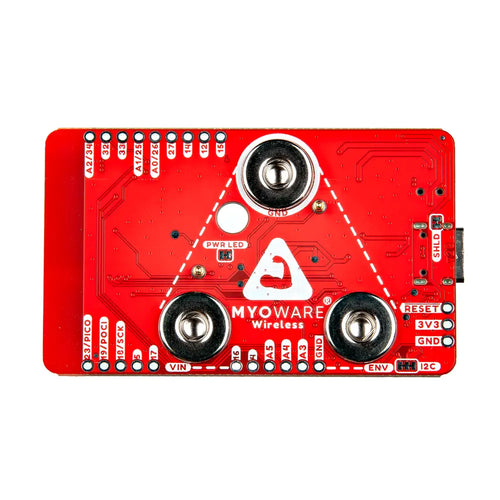 MyoWare 2.0 ESP32 Wireless Shield for Muscle Sensor Data Transmission