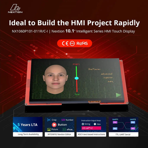 Nextion 10.1” Intelligent Series HMI Touch Display (NX1060P101-C)