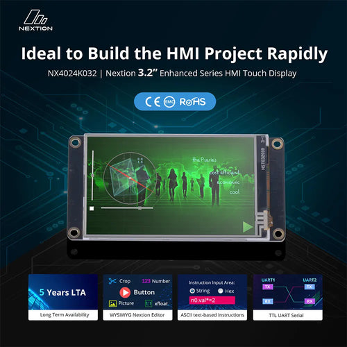 Nextion 3.2” Enhanced Series HMI Touch Display (NX4024K032)