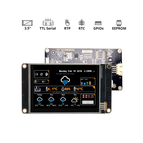 Nextion 3.5” Enhanced Series HMI Touch Display (NX4832K035)