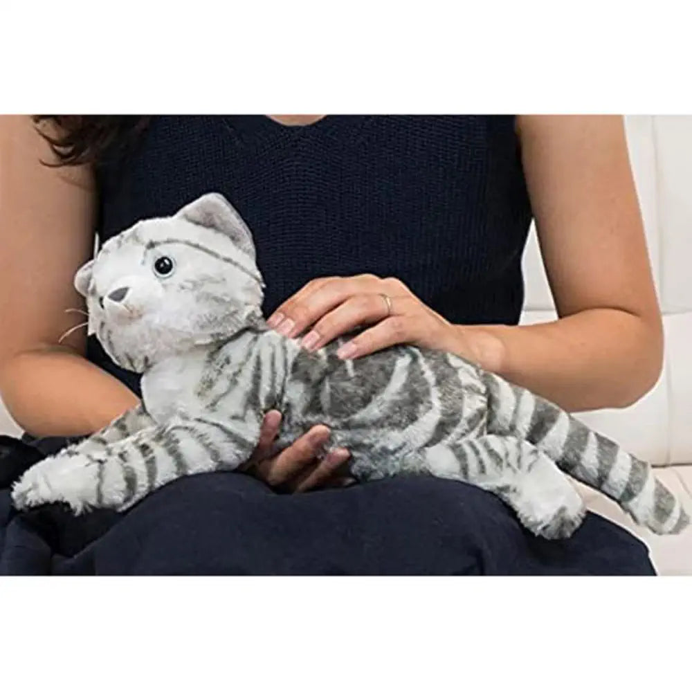 CMB TTM トレンドマスター Trendmaster Interactive Plush Robot Cat Gray Stripes - RobotShop