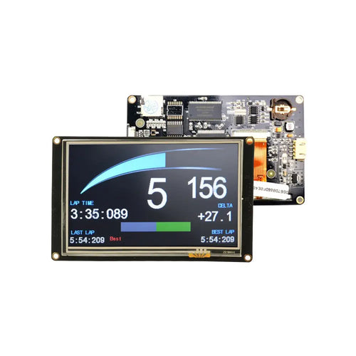 Nextion NX8048K050 5-Inch Enhanced Series Resistive HMI Touch Display